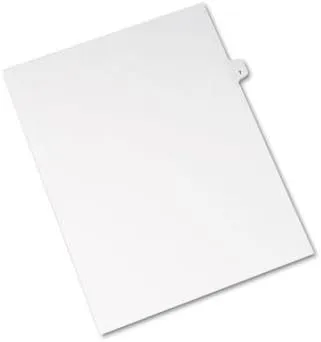 Avery Unpunched Legal Exhibit Dividers, Avery Style Helvetica Bold Type, Letter Size, Individual Side Tab #7, 25 Total (11917)