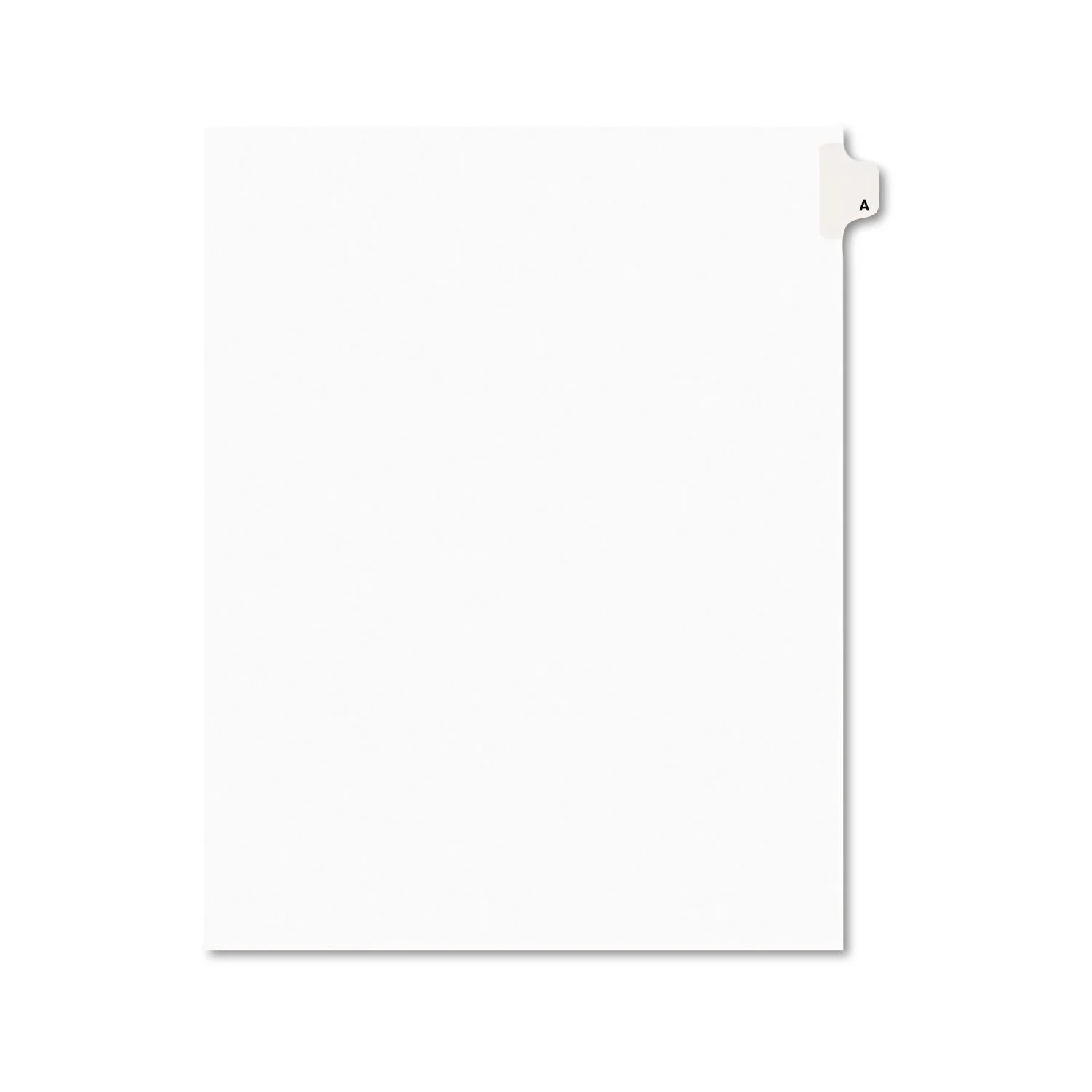Avery Individual Legal Dividers, Avery Style, Side Tab A, Letter Size, 25 Pack