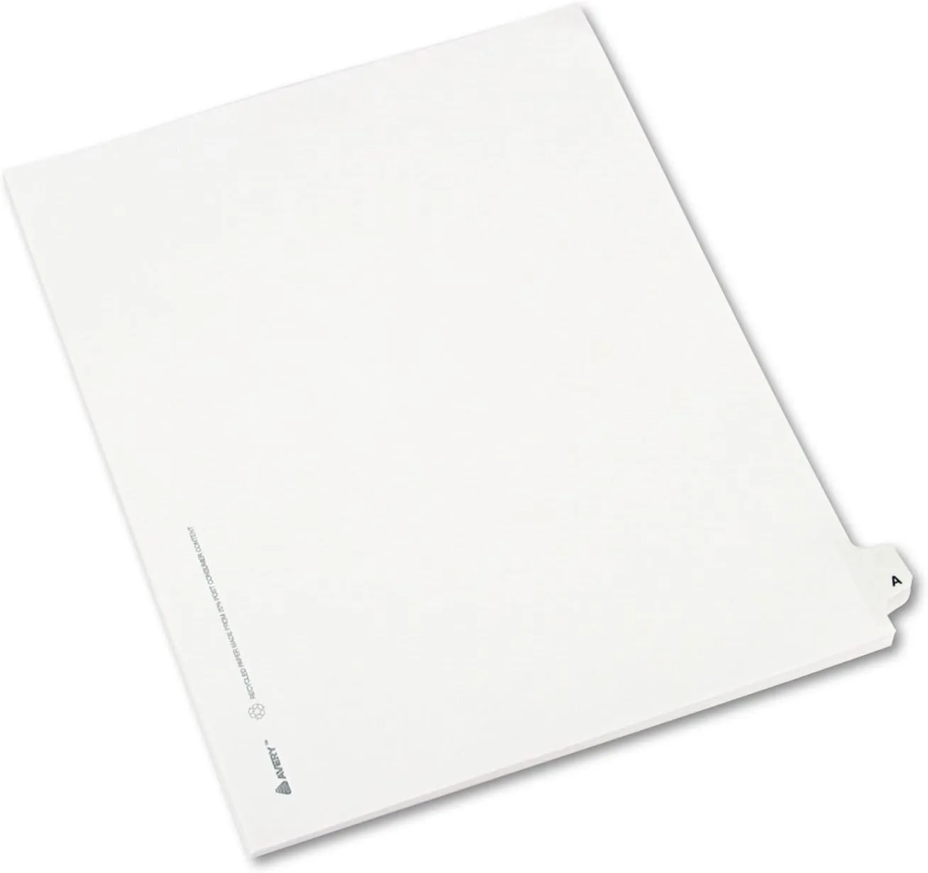 Avery Individual Legal Dividers, Avery Style, Side Tab A, Letter Size, 25 Pack