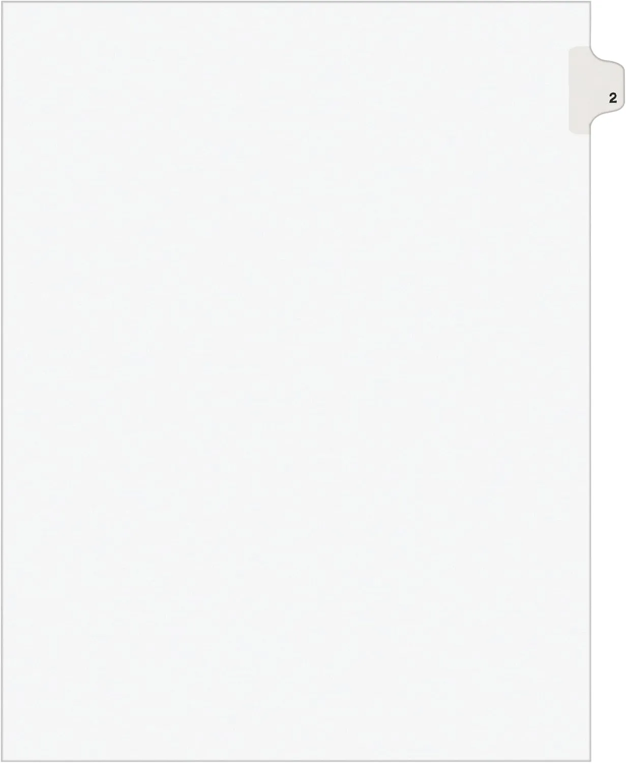 Avery Individual Legal Exhibit Dividers, Avery Style, Side Tab, Letter, 25-Pack