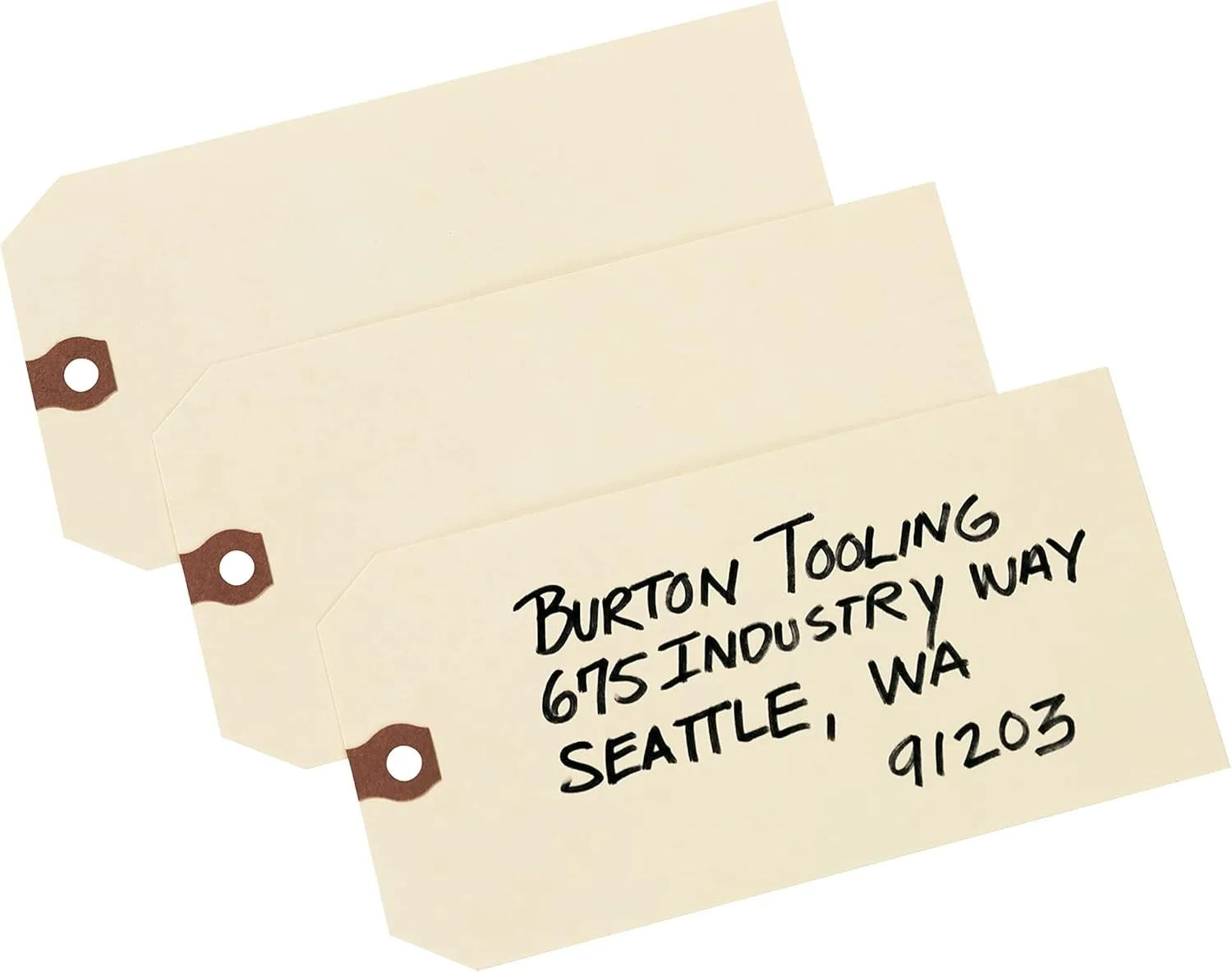Avery Unstrung Shipping Tags, 11.5 pt., 4-3/4" x 2-3/8", 1,000 Manila Hang Tags (12305)