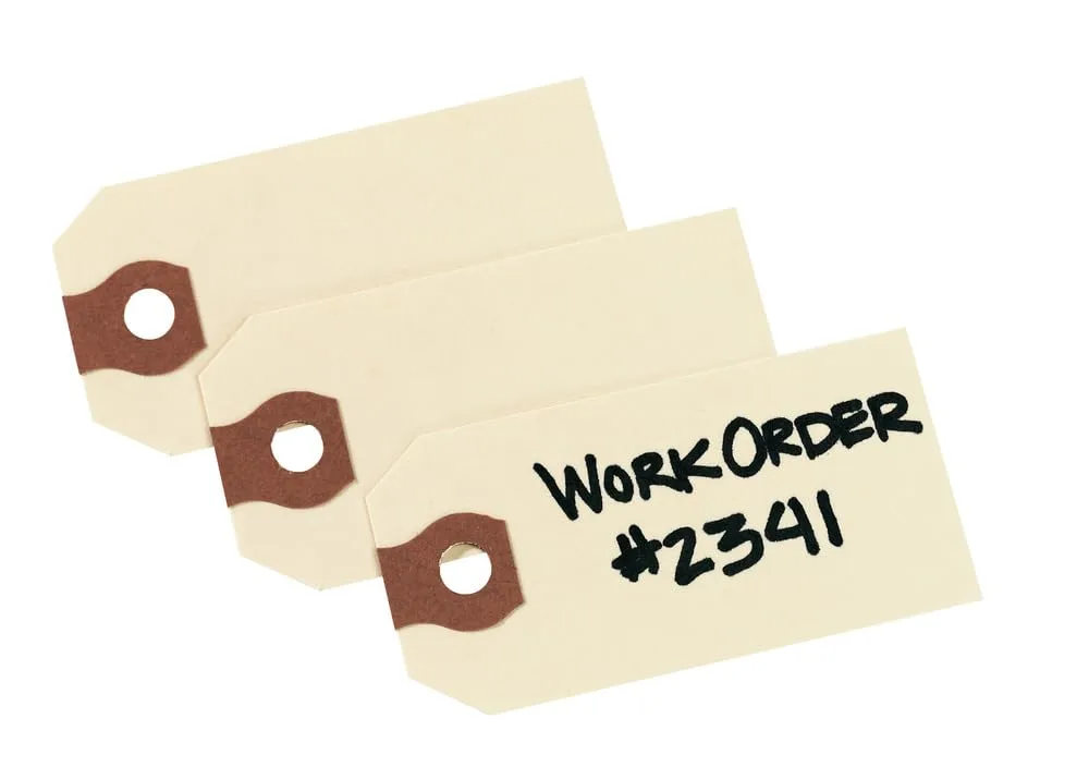 Avery Unstrung Shipping Tags, 11.5 pt, 2-3/4" x 1-3/8", 1,000 Manila (12301)