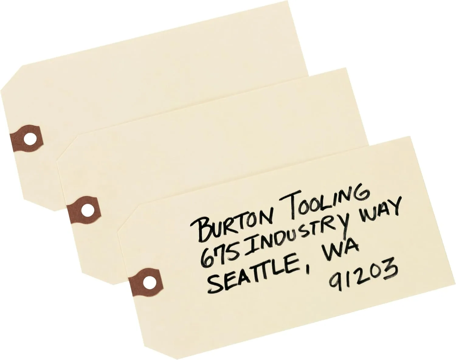 Avery Unstrung Shipping Tags, 11.5 pt, 2-3/4" x 1-3/8", 1,000 Manila (12301)
