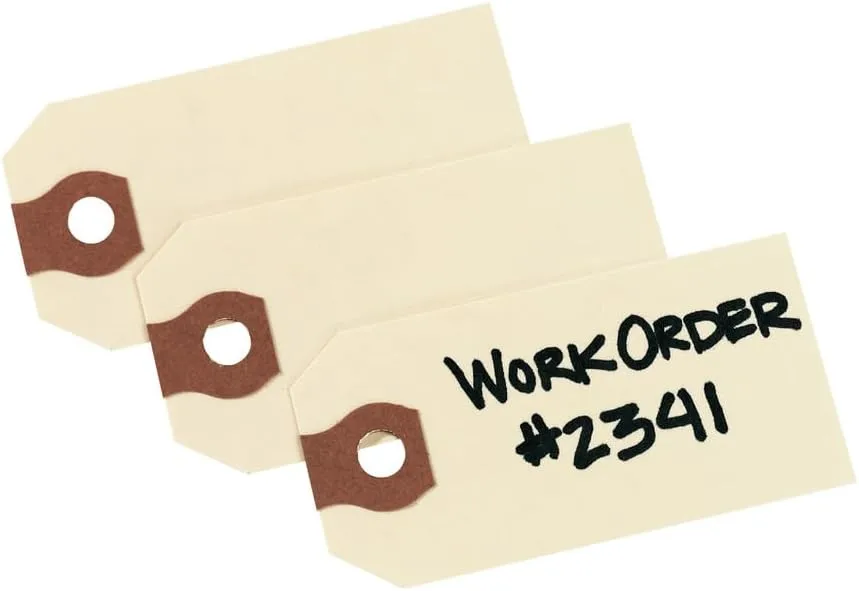 Avery Unstrung Shipping Tags, 11.5 pt, 2-3/4" x 1-3/8", 1,000 Manila (12301)
