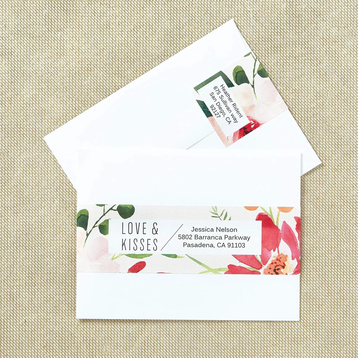 Avery Matte White Rectangle Labels, Sure Feed Technology, 8" x 3.5", 100 Matte White Printable Labels 100 Labels