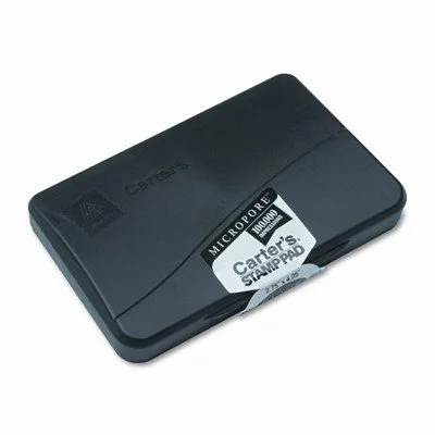 Avery Carters Micropore Stamp Pad, 4.25 x 2.75 in, Black