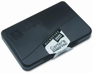 Avery Carters Micropore Stamp Pad, 4.25 x 2.75 in, Black