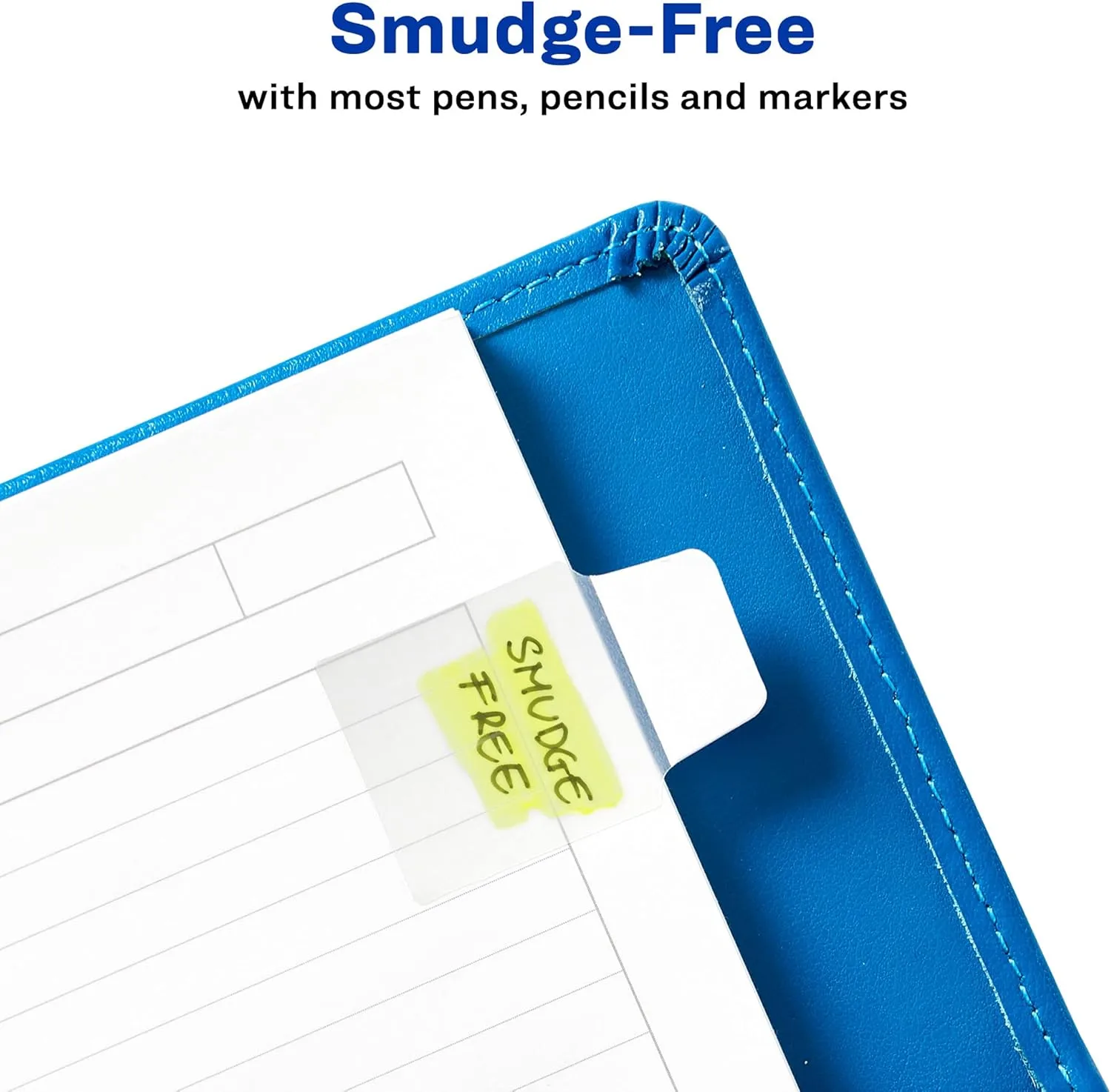 Avery Mini Ultra Tabs, 1" x 1.5", 2-Side Writable, White, 40 Repositionable Tabs (74788)