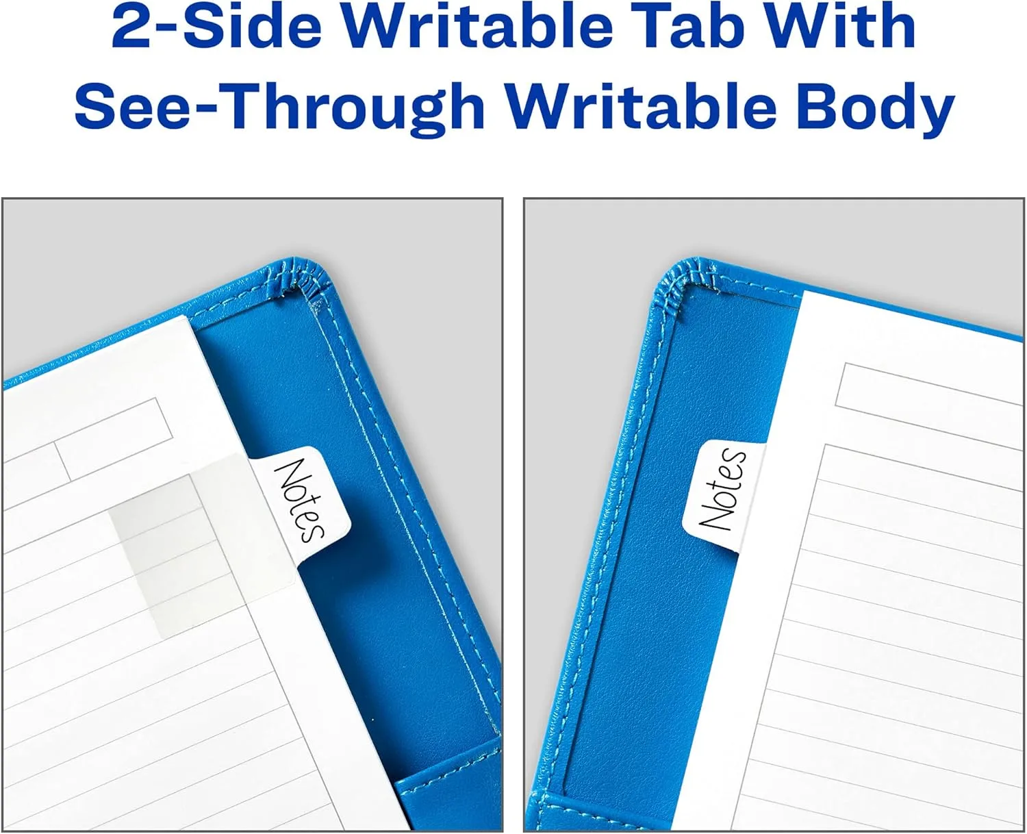 Avery Mini Ultra Tabs, 1" x 1.5", 2-Side Writable, White, 40 Repositionable Tabs (74788)