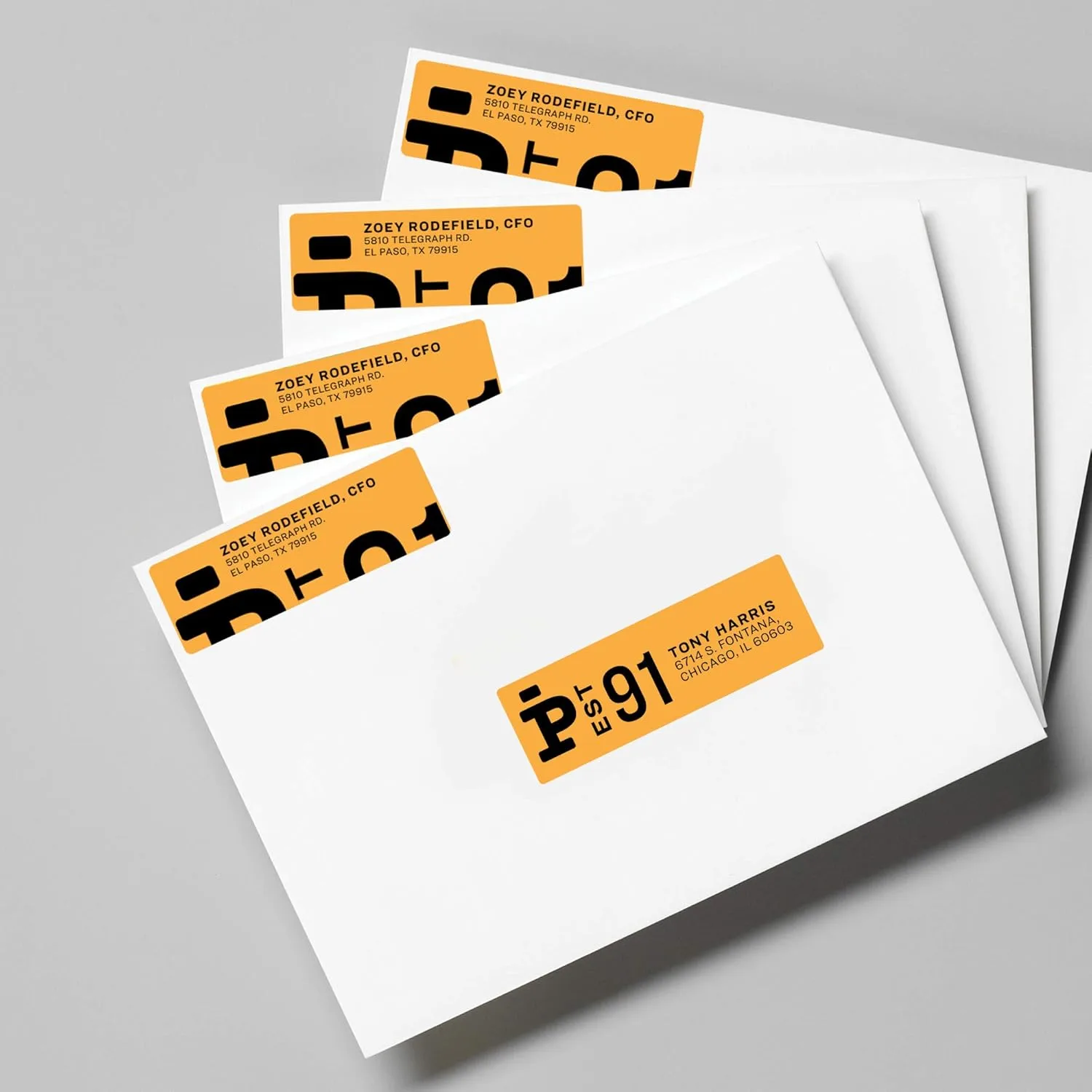 AVERY Print-to-the-Edge Address Labels with Sure Feed, White