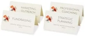 Avery Printable Tent Cards with Sure Feed Technology, 2" x 3.5", 160 Blank Place Cards