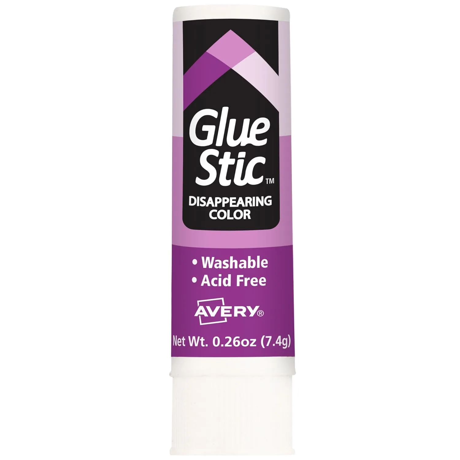 Avery Glue Stick Value Pack Disappearing Purple Color, Washable, Nontoxic, 0.26 oz. Permanent Glue Stic, 18pk (98079) 18 pack