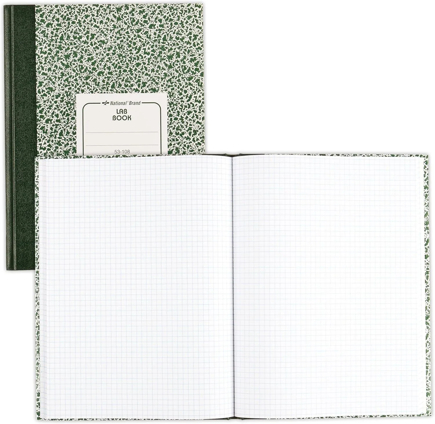 Avery Quadrille Laboratory Notebook, 5x5 Quad, 10.25 x 7.8 in, 60 Sheets