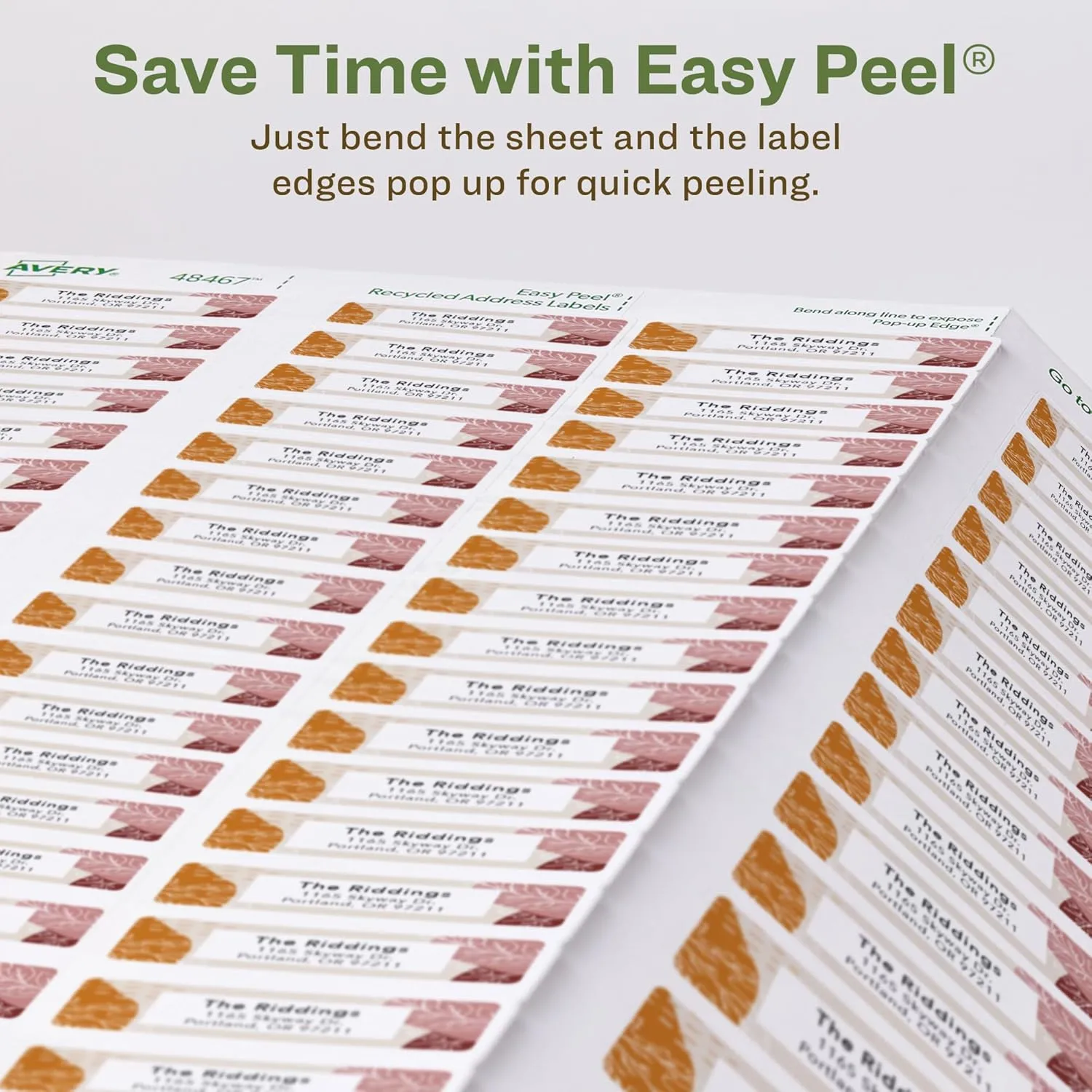 Avery EcoFriendly Recycled Address Labels