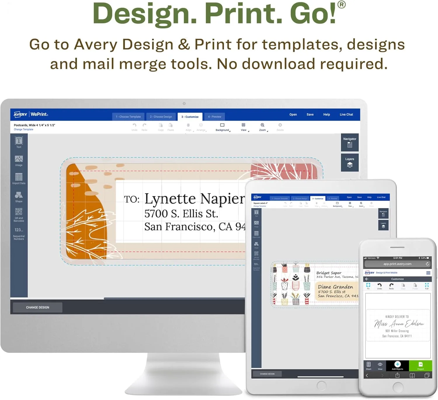 Avery EcoFriendly Recycled Address Labels