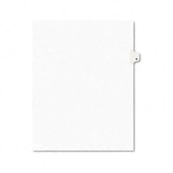 Avery 30% Recycled Side-Tab Legal Exhibit Dividers, Tab Title G, Pack Of 25