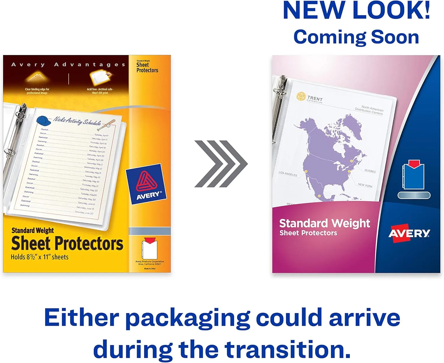 Avery Top-Loading Standard Weight Sheet Protectors