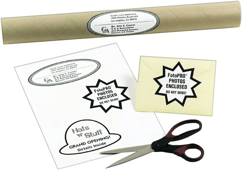 Avery Full-Sheet Printable Shipping Labels, 8.5 x 11, White