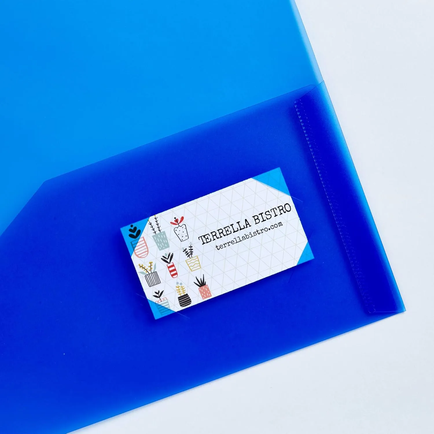 Avery Translucent Two Pocket Folder, Water Resistant, Holds up to 20 Sheets