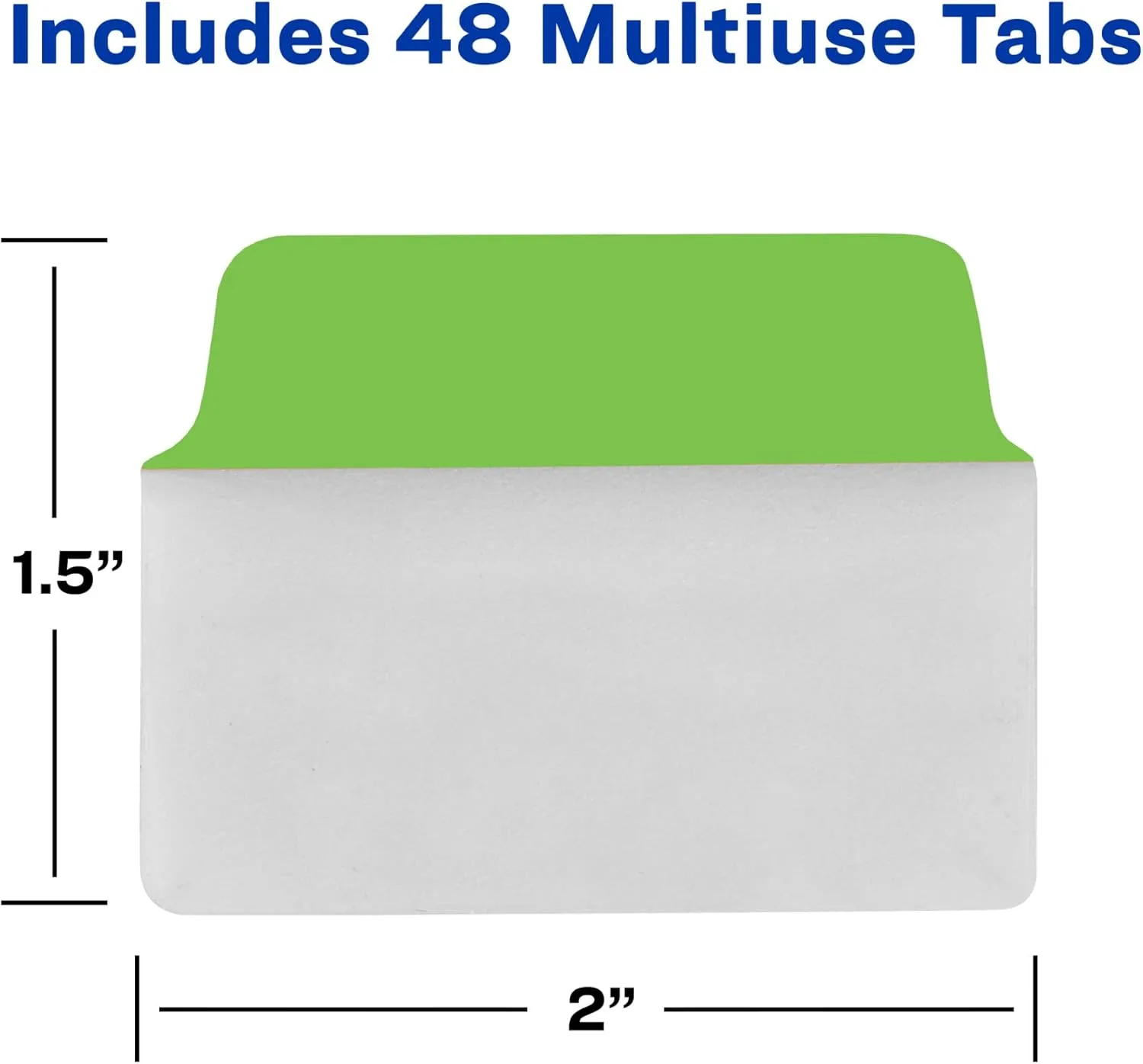 Avery Multiuse Ultra Tabs, Repositionable Writable Page Tabs