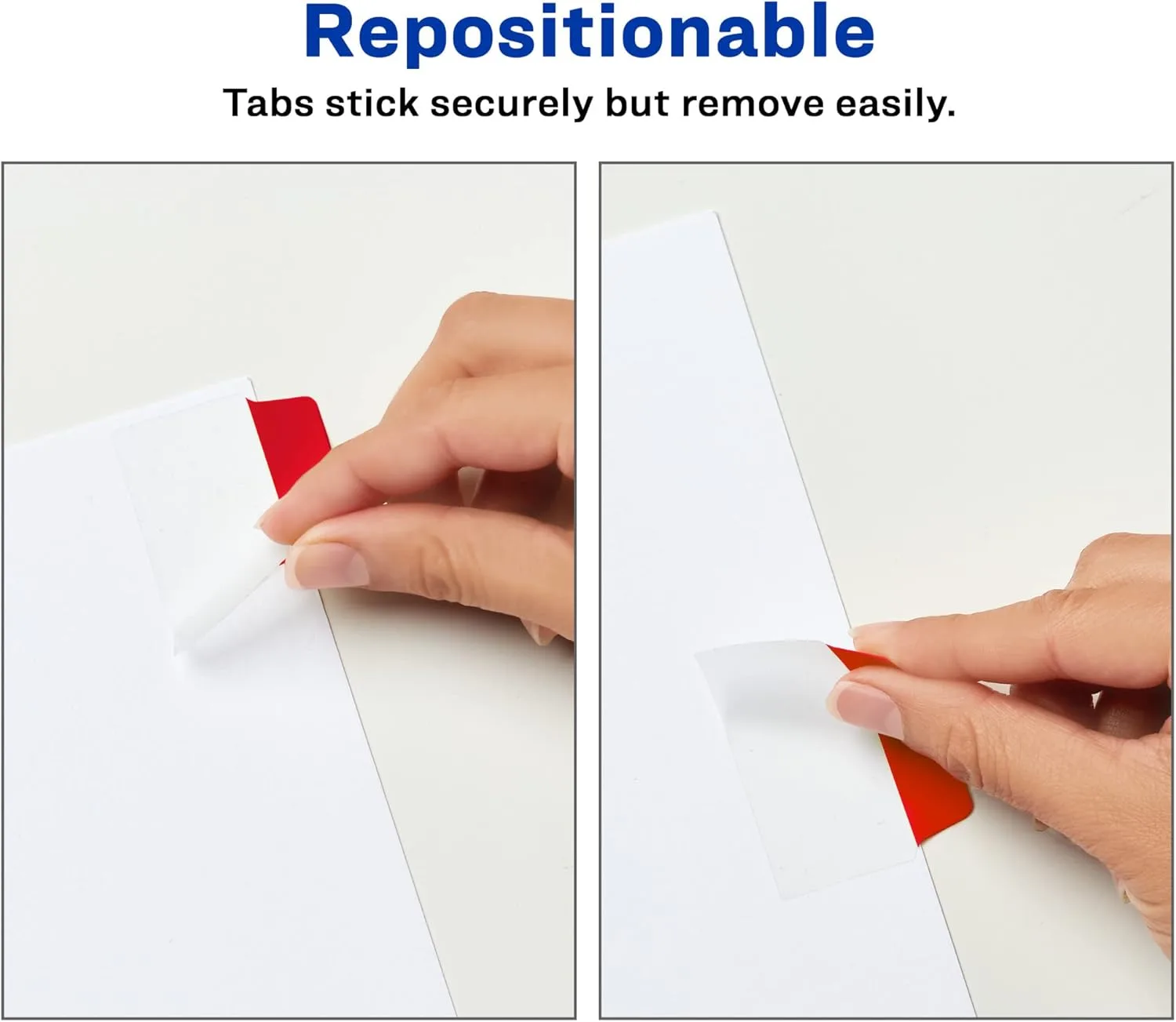 Avery Multiuse Ultra Tabs, Repositionable Writable Page Tabs