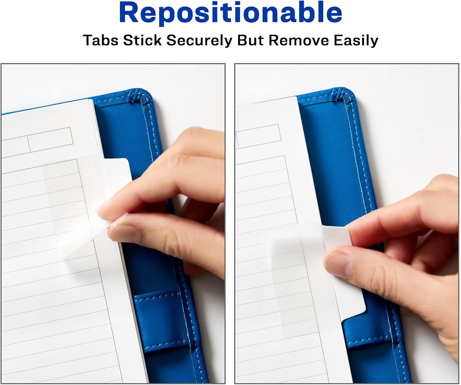 Avery Multiuse Ultra Tabs, Repositionable Writable Page Tabs