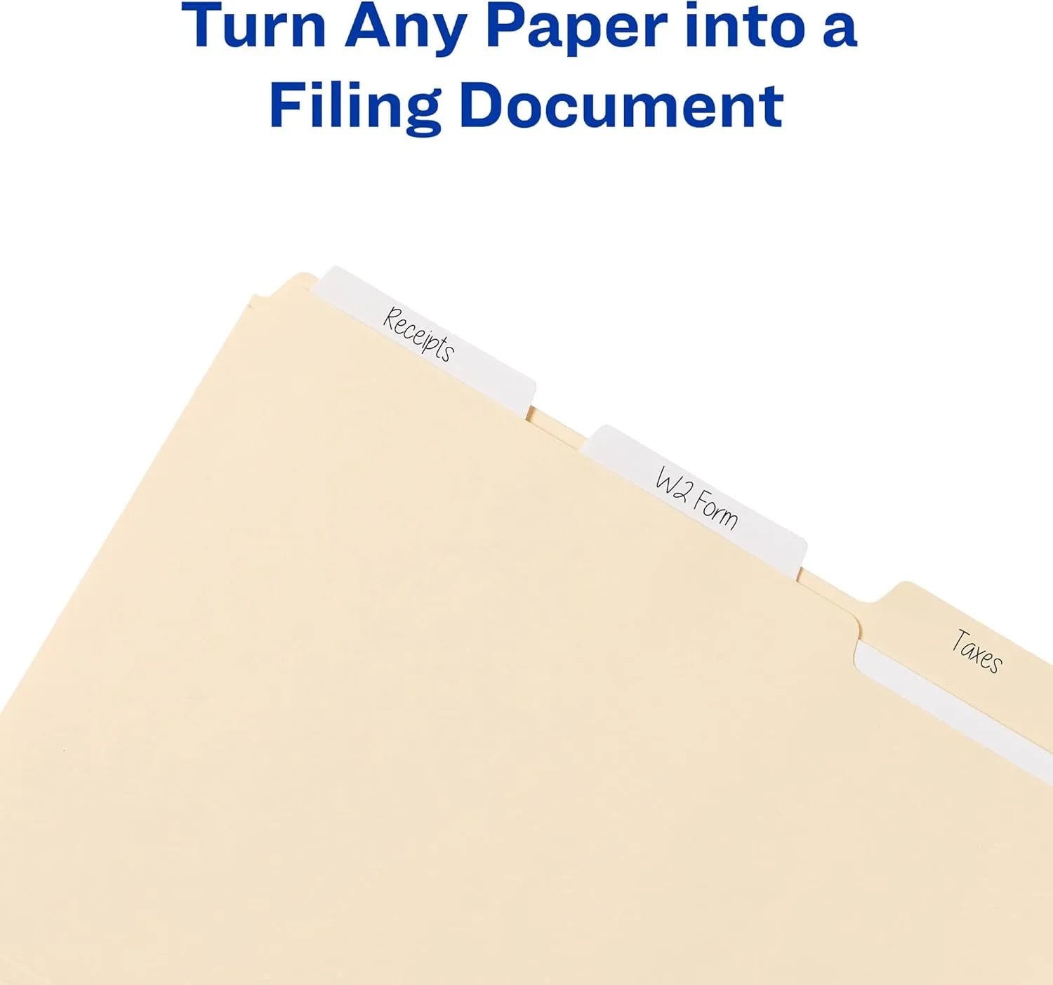 Avery Filing Ultra Tabs, 3" x 1.5", 2-Side Writable Repositionable Tabs, 24 Count
