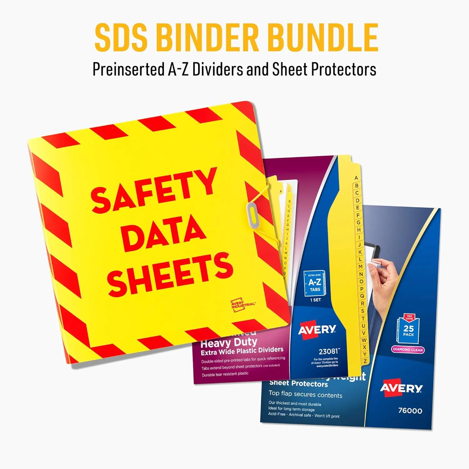 Avery Heavy-Duty Industrial SDS Binder