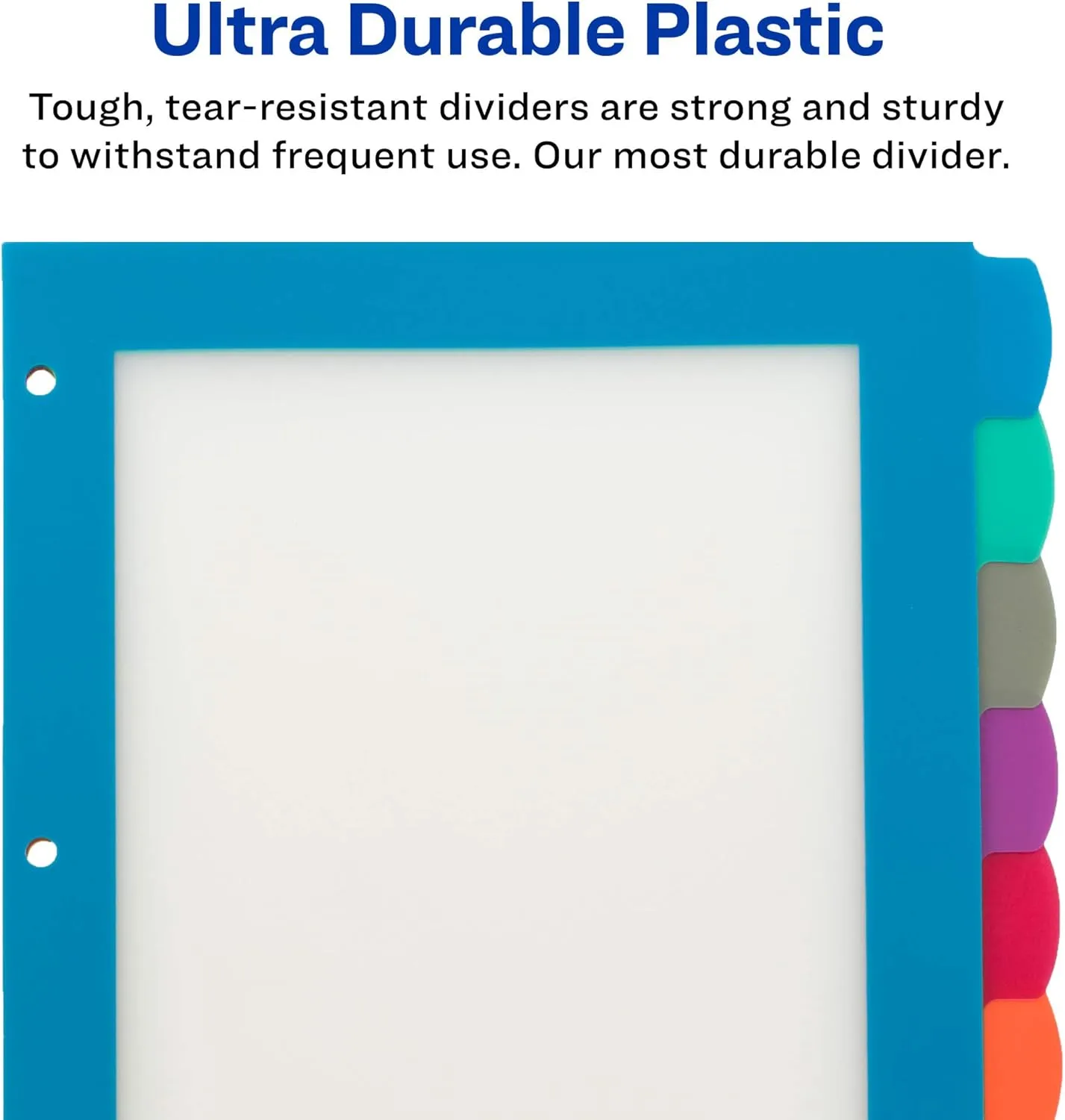 Avery Ultralast Big Tab Plastic Dividers