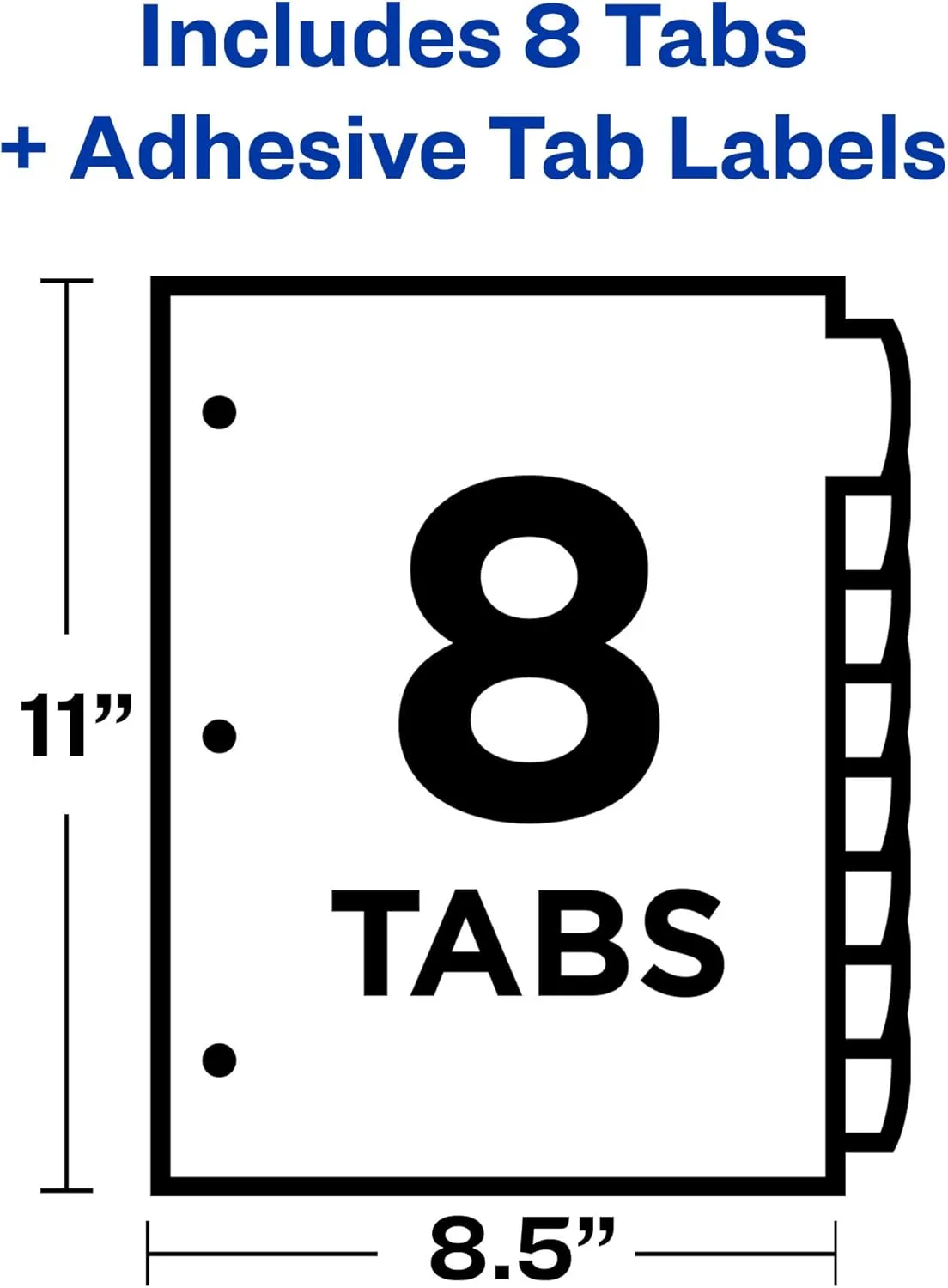 Avery Ultralast Big Tab Plastic Dividers