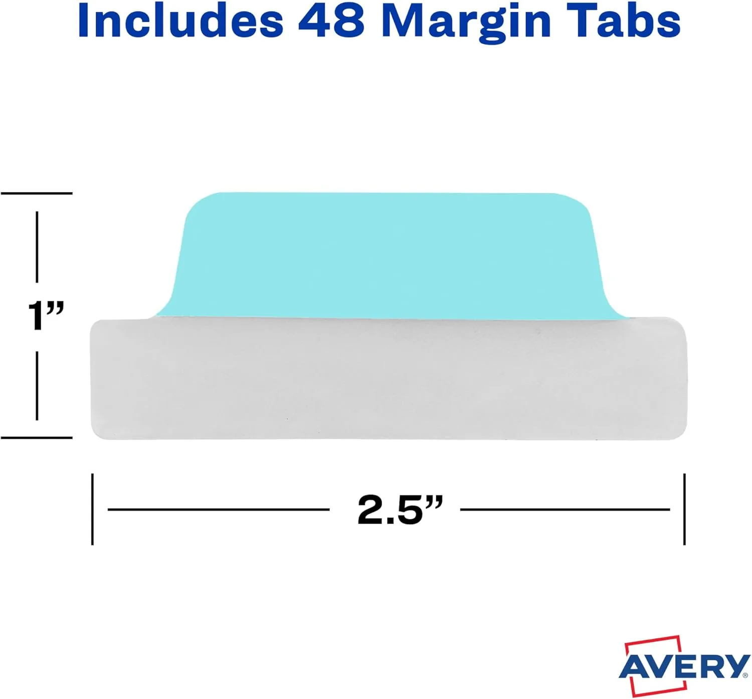 AVERY UltraTabs Repositionable Margin Tabs