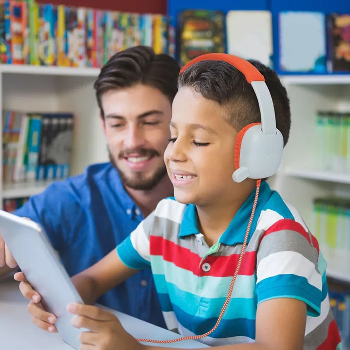 AVID AP-400 WonderEars Kids Classroom Headset with Microphone, TRRS
