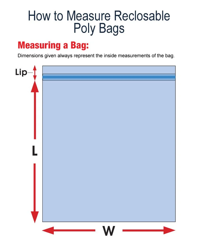 AVIDITI Reclosable Zipper Poly Bags, 4 Mil
