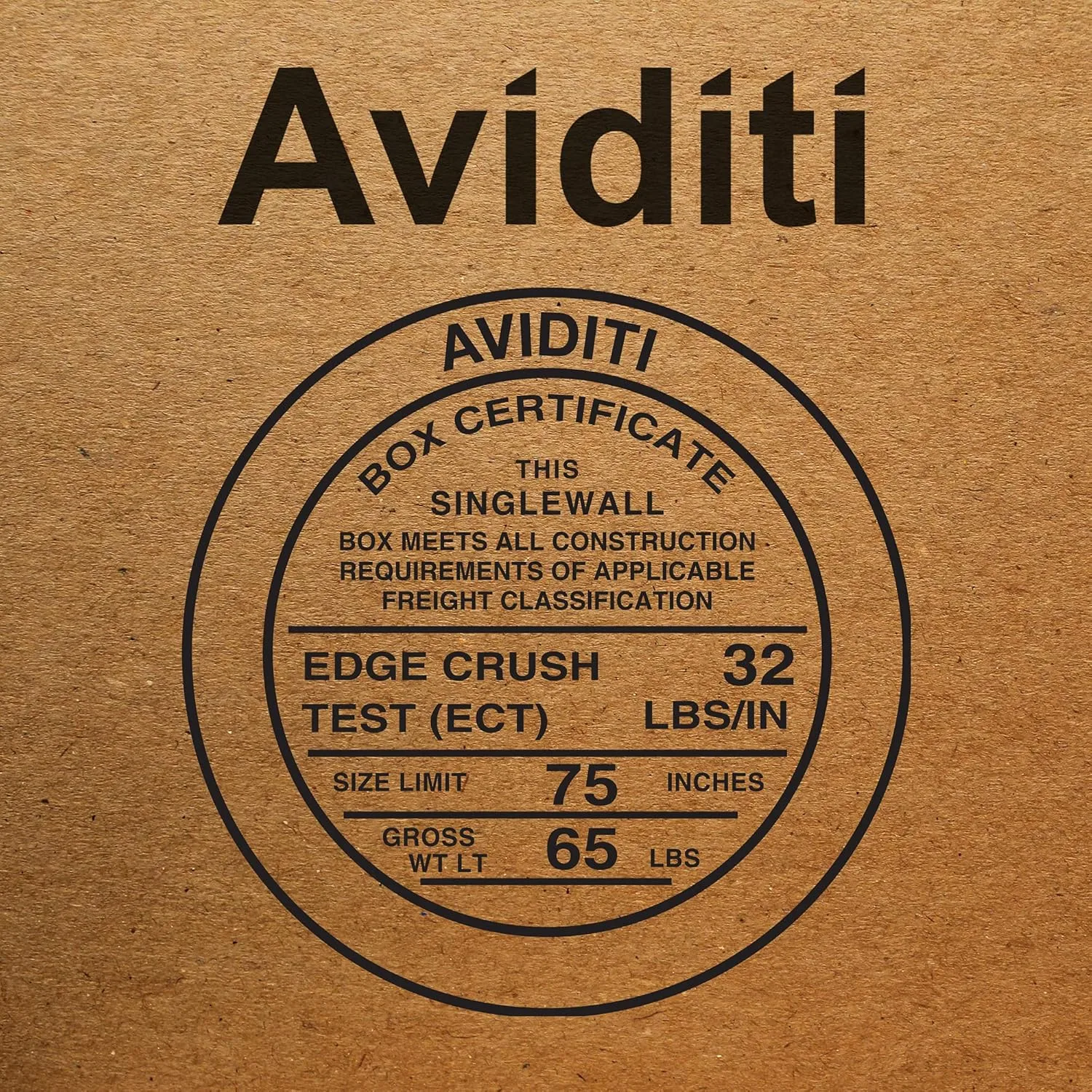Aviditi 26155 Corrugated Box, 26" Length x 15" Width x 5" Height, Kraft (Bundle of 20)