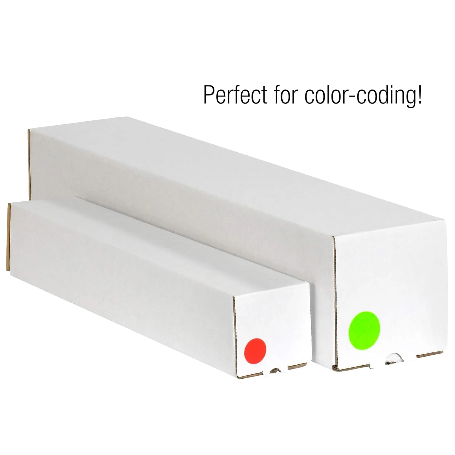 Aviditi Circle Inventory Color Coded Label, 2" Diameter, Red, Roll of 500 (DL613A)