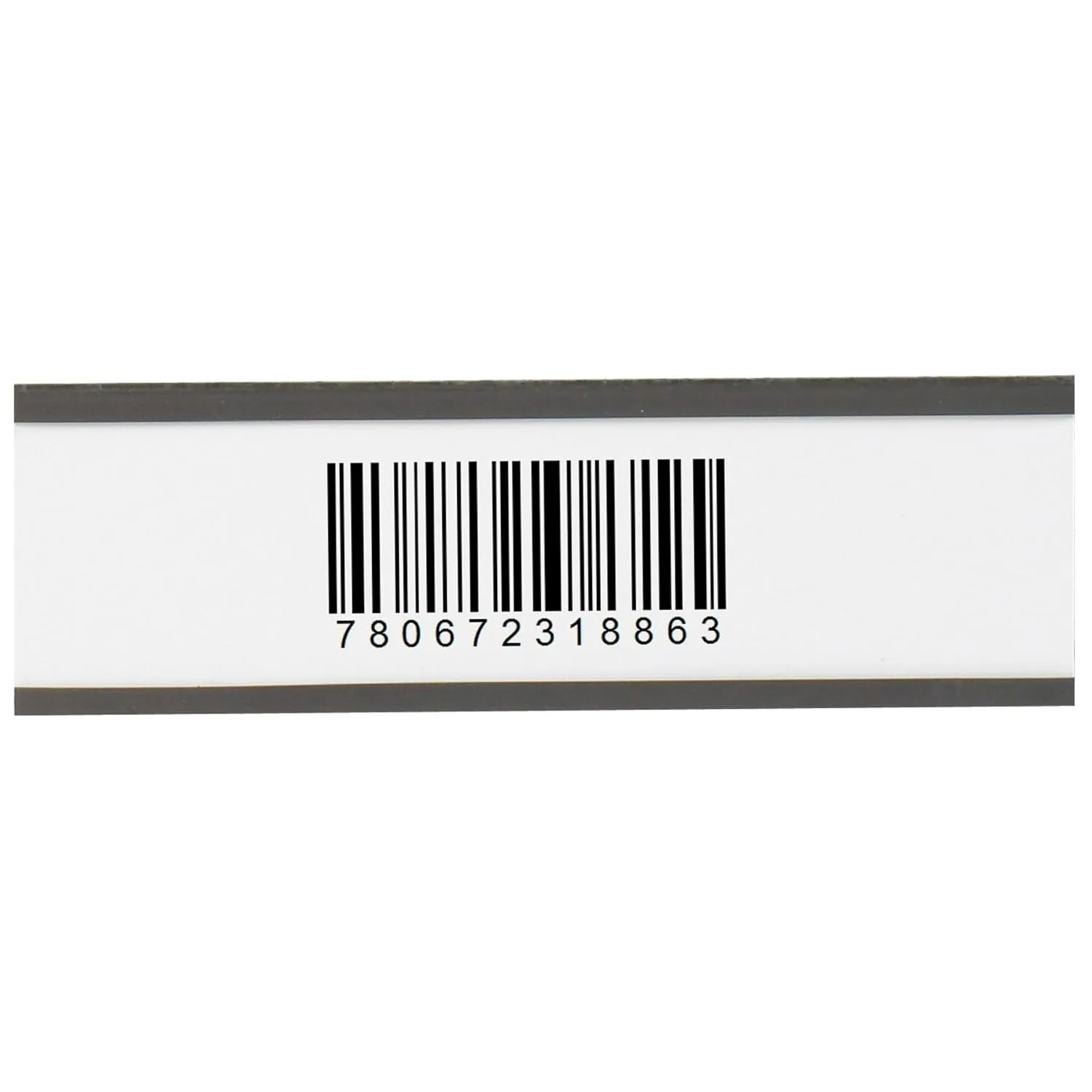 Aviditi / Partners Brand Magnetic C-Channel Label Holder with Paper Inserts