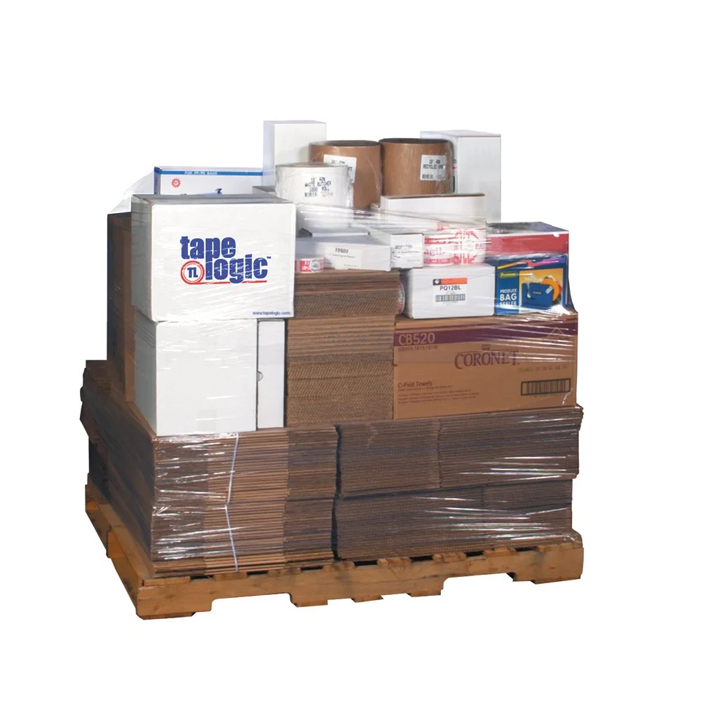 Aviditi 30" x 5000' Cast Machine Stretch Film, Clear, 80 Gauge, for Protecting Packages During Shipping and Storage, 1 Roll
