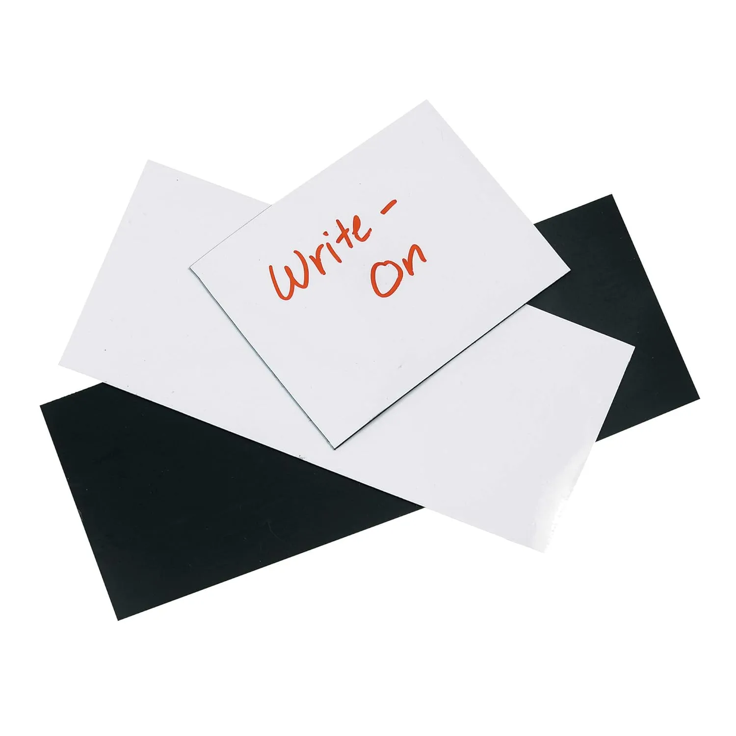 Aviditi / Partners Brand Pre-Cut Magnetic Label Strips with Write-On Dry Erase Surface, White