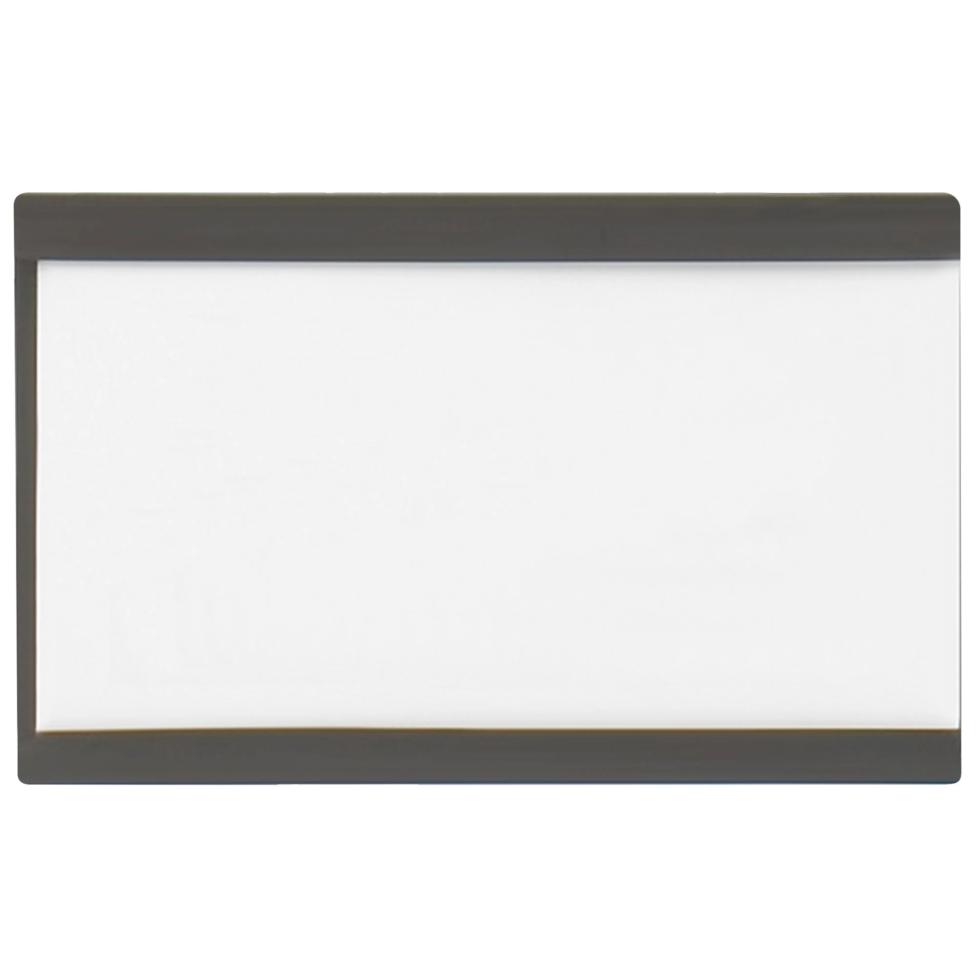 Aviditi 2 x 3 Inch Magnetic C-Channel Label Holder with Paper Inserts, for Labeling Metal Surfaces (25 Pack)