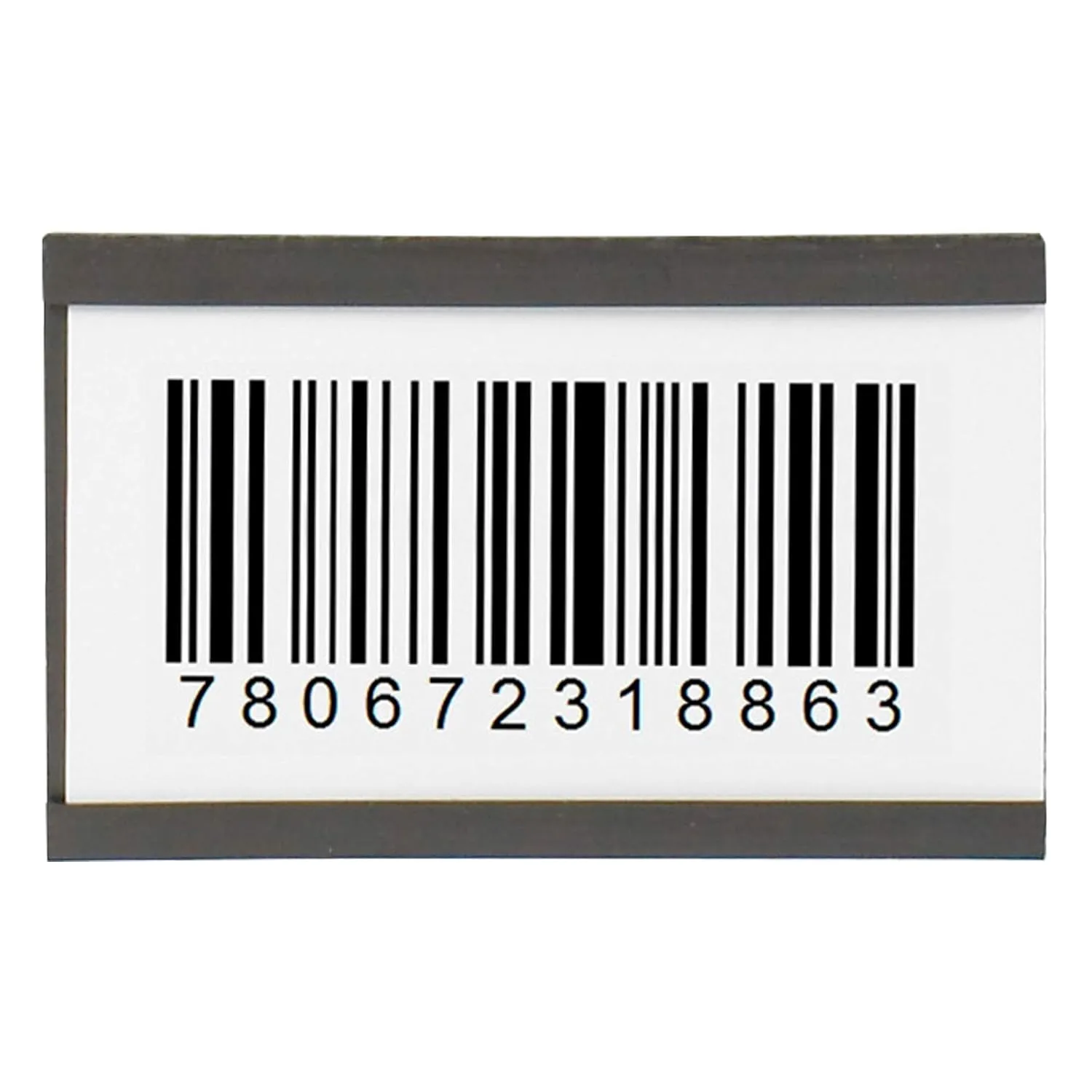 Aviditi 2 x 3 Inch Magnetic C-Channel Label Holder with Paper Inserts, for Labeling Metal Surfaces (25 Pack)