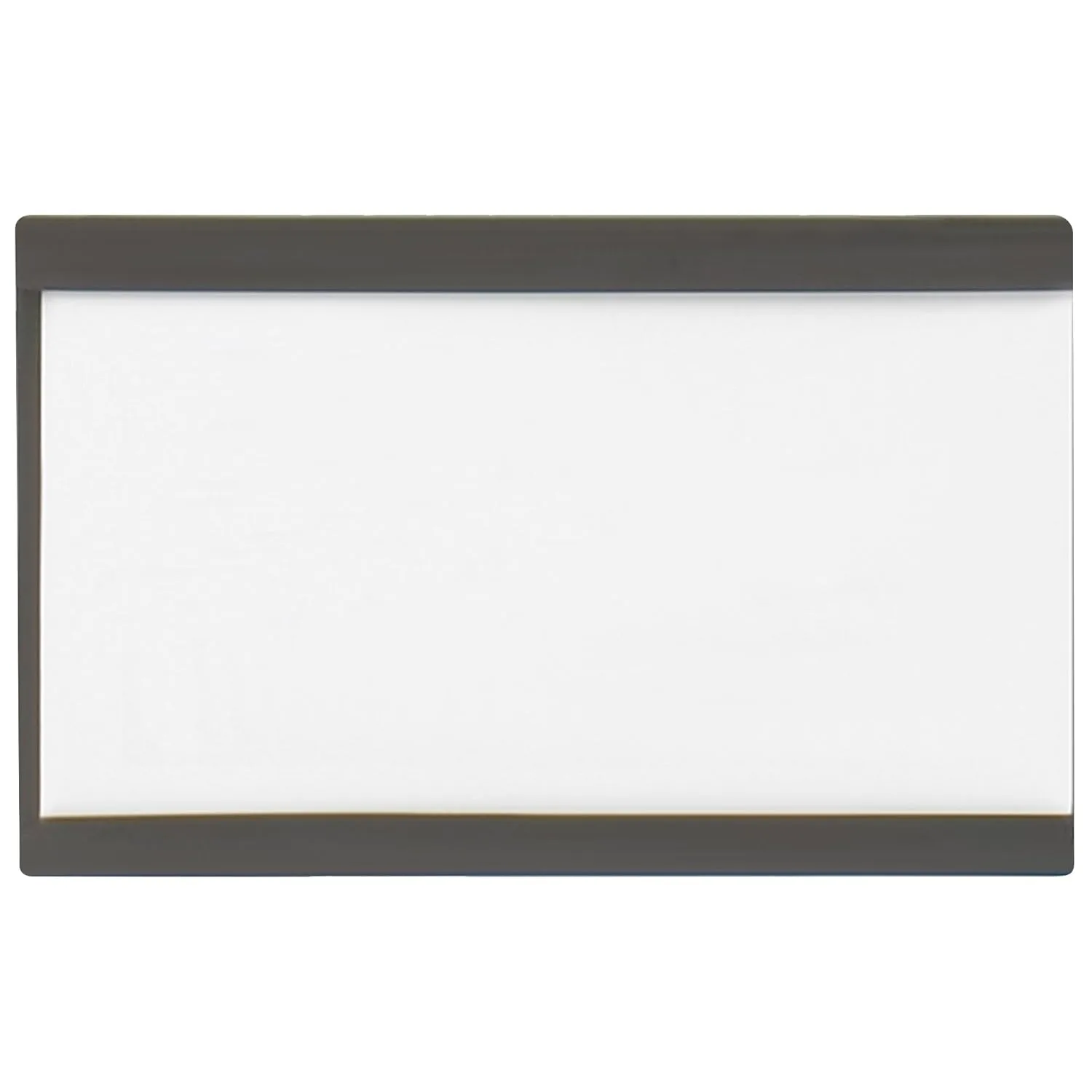 Aviditi 2 x 3 Inch Magnetic C-Channel Label Holder with Paper Inserts, for Labeling Metal Surfaces (25 Pack)