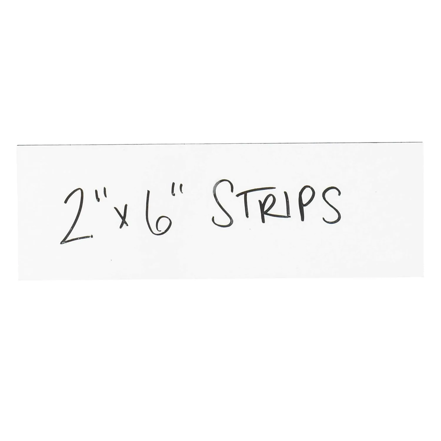 Aviditi PARTNERS BRAND Pre-Cut Magnetic Label Strips, White