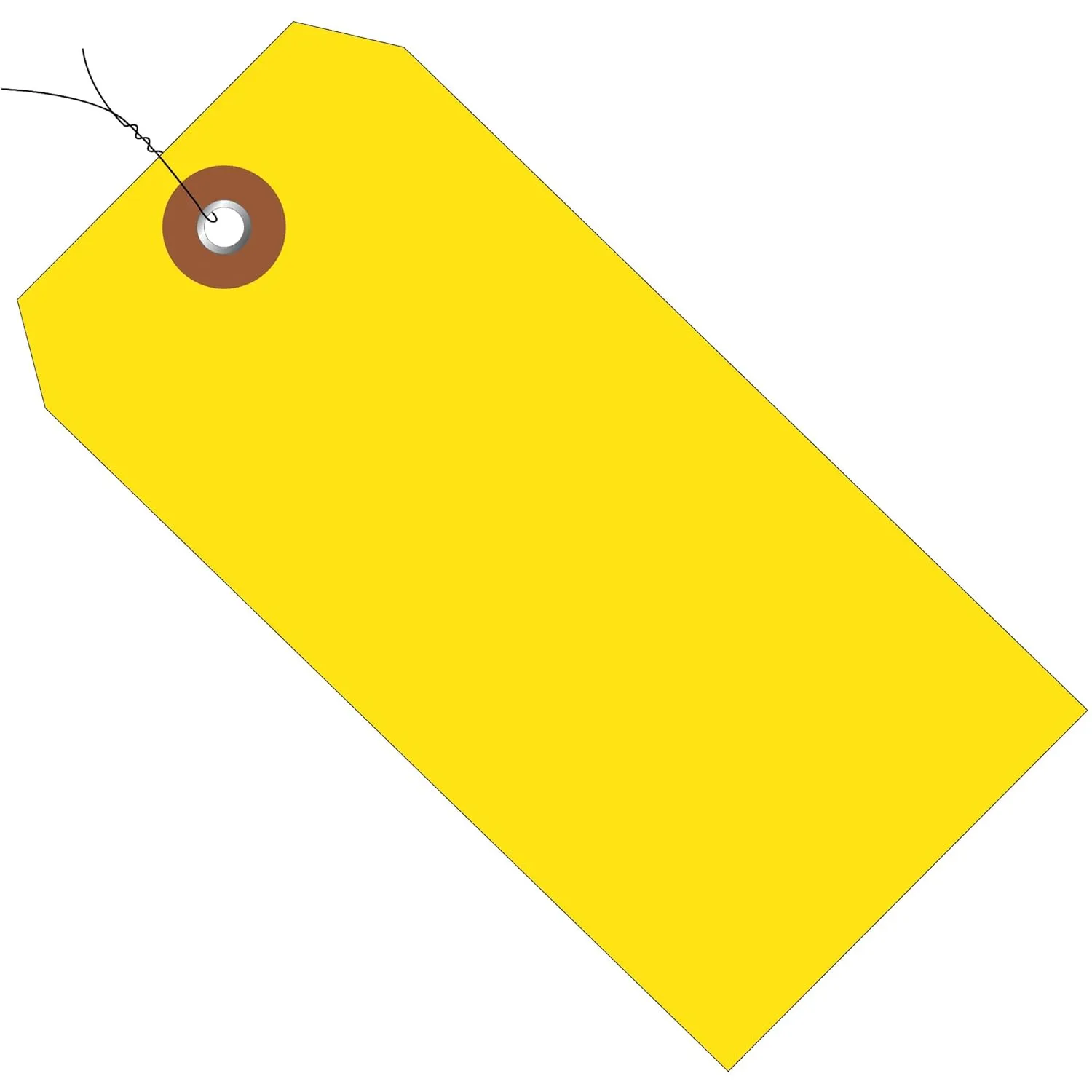 AVIDITI Pre-Wired Waterproof Vinyl Shipping & Identification Tags, Case of 100