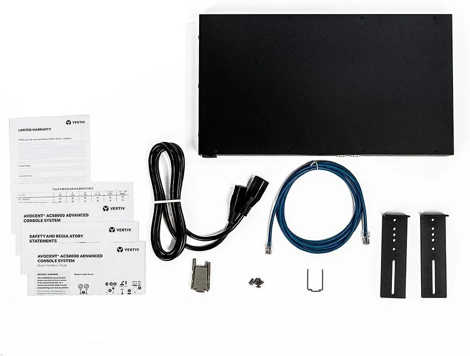 Vertiv Avocent ACS 8000 32-Port Serial Console Server, Single Internal AC Power Supply (ACS8032SAC-400)