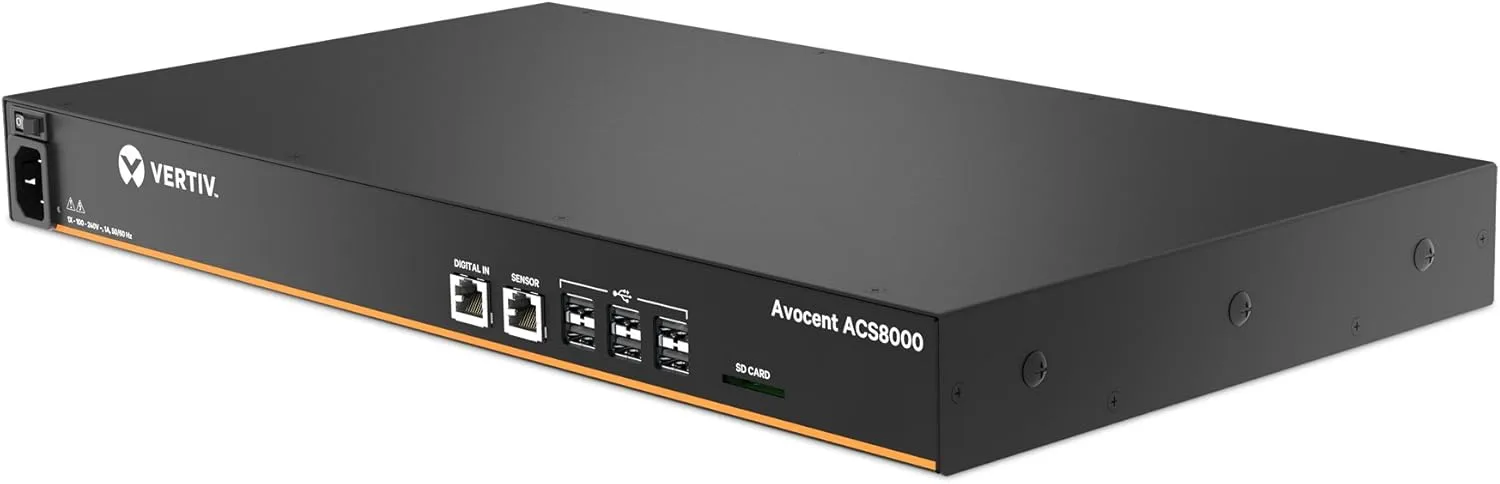Vertiv Avocent ACS 8000 32-Port Serial Console Server, Single Internal AC Power Supply (ACS8032SAC-400)