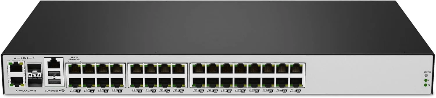 Vertiv Avocent ACS 8000 32-Port Serial Console Server, Single Internal AC Power Supply (ACS8032SAC-400)