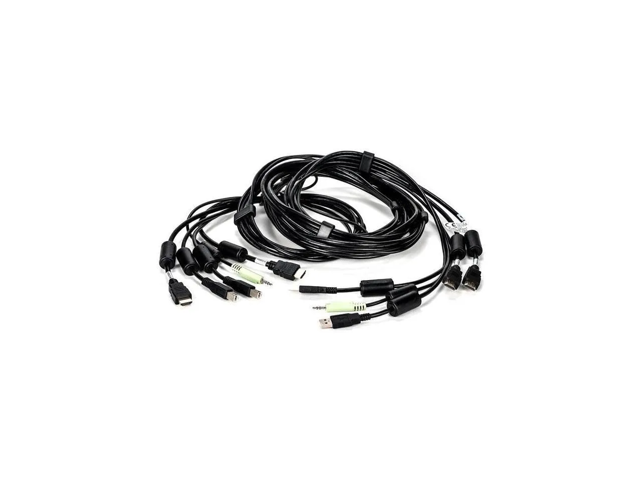 Vertiv Avocent USB Keyboard and Mouse, Dual HDMI and Audio Cable, 10 ft. for Vertiv Avocent SV and SC Series Switches