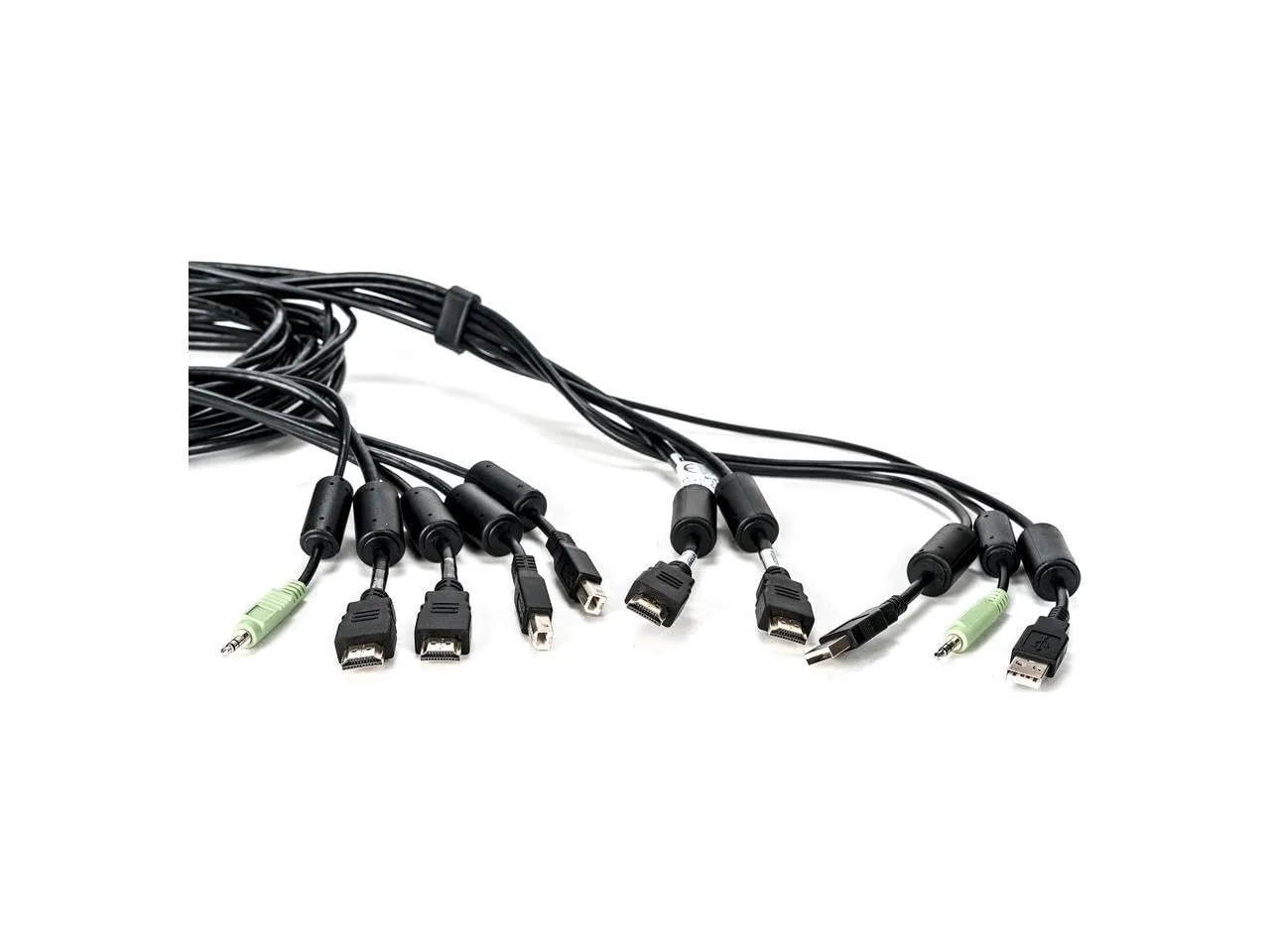 Vertiv Avocent USB Keyboard and Mouse, Dual HDMI and Audio Cable, 10 ft. for Vertiv Avocent SV and SC Series Switches