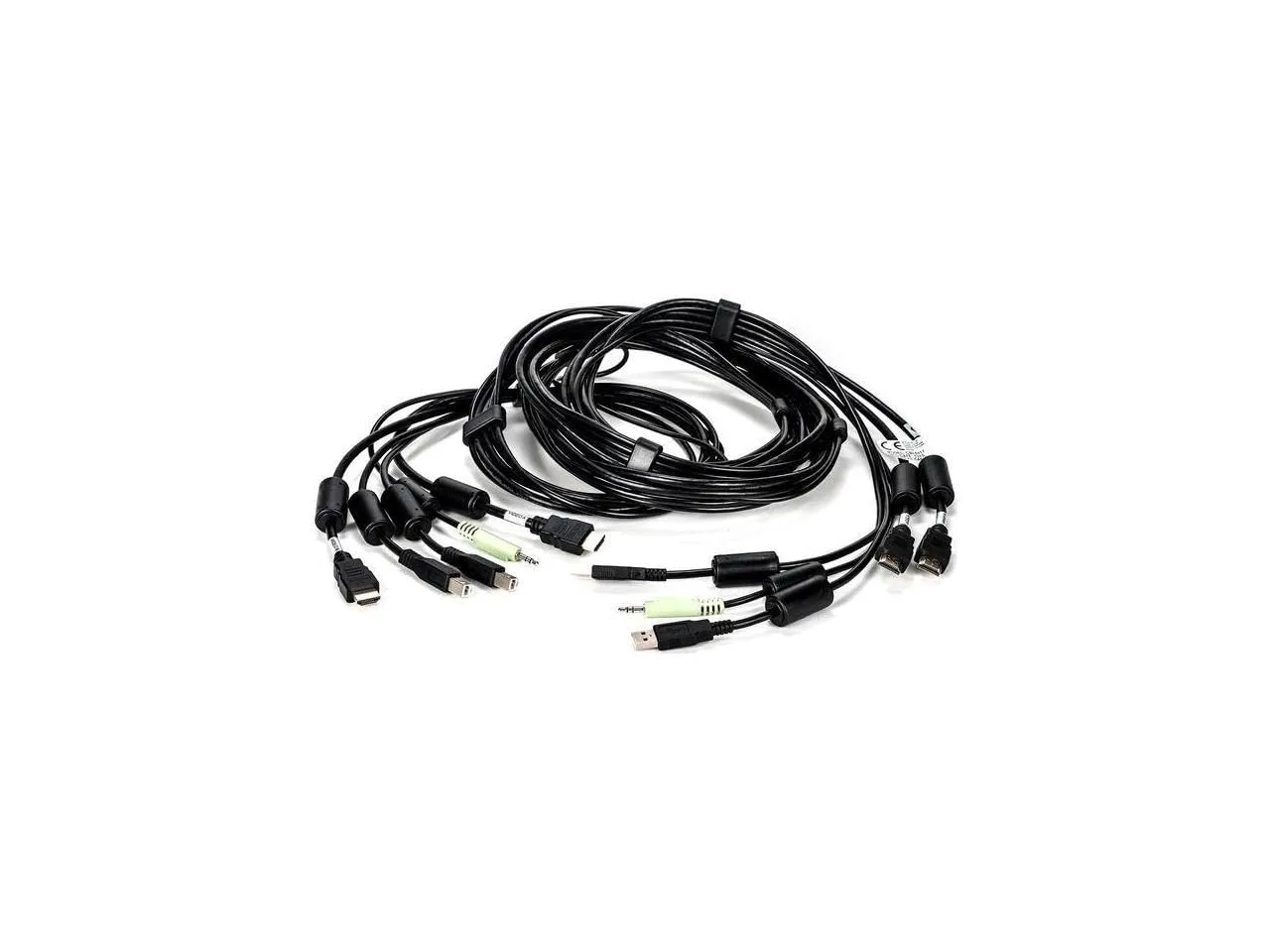 Vertiv Avocent USB Keyboard and Mouse, Dual HDMI and Audio Cable, 10 ft. for Vertiv Avocent SV and SC Series Switches