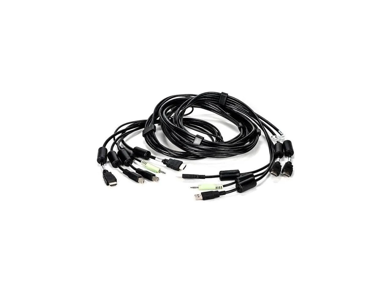 Vertiv Avocent USB Keyboard and Mouse, Dual HDMI and Audio Cable, 10 ft. for Vertiv Avocent SV and SC Series Switches